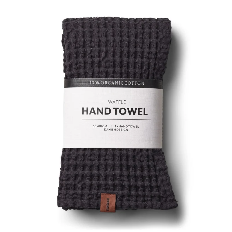 Waffelhandtuch coal