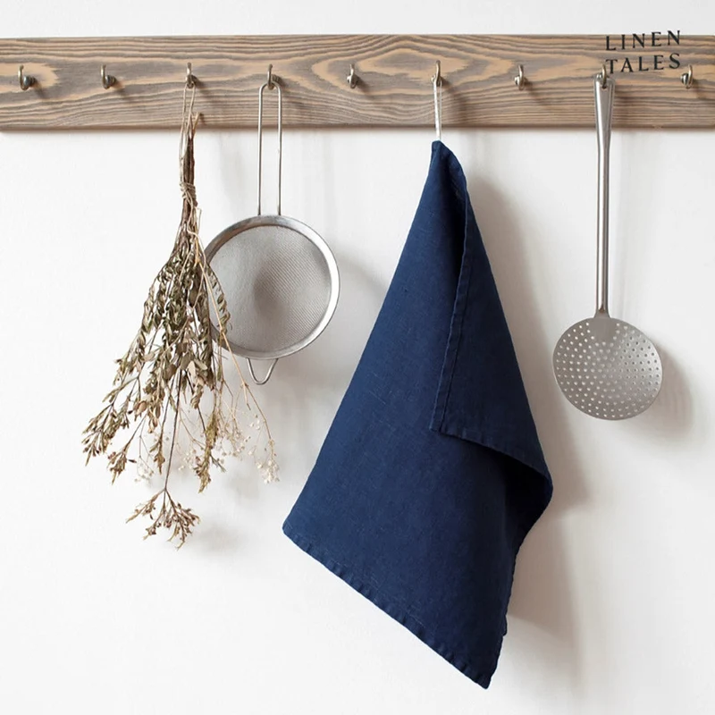 Leinen Geschirrtuch – Navy