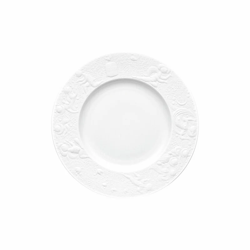Rosenthal Frühstücksteller Zauberflöte, Porzellan, Weiß, 22 cm, 11260-306500-10219