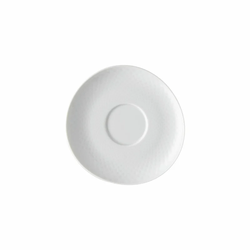 Rosenthal Cafe au Lait Untertasse Junto, Porzellan, Weiß, 17.9 cm, 10540-800001-14851