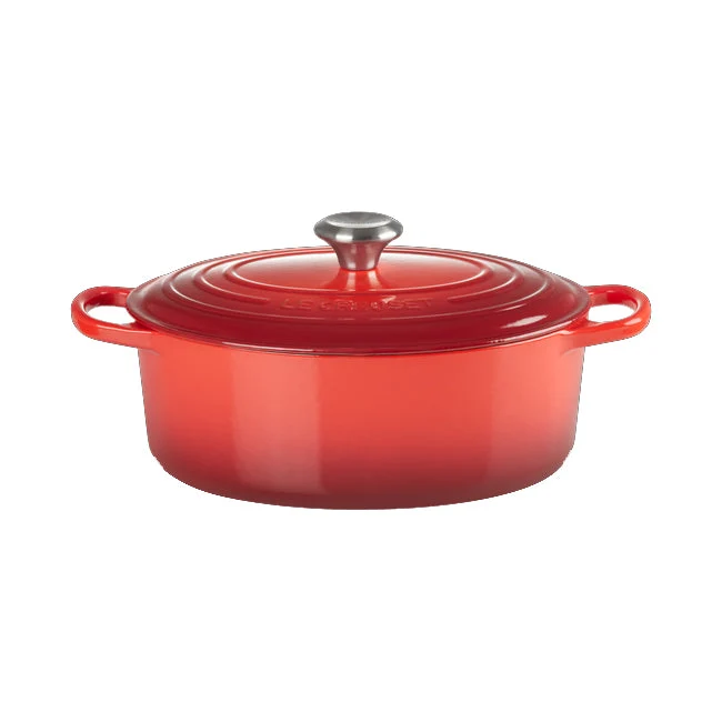 Bräter Oval – 31cm Kirschrot