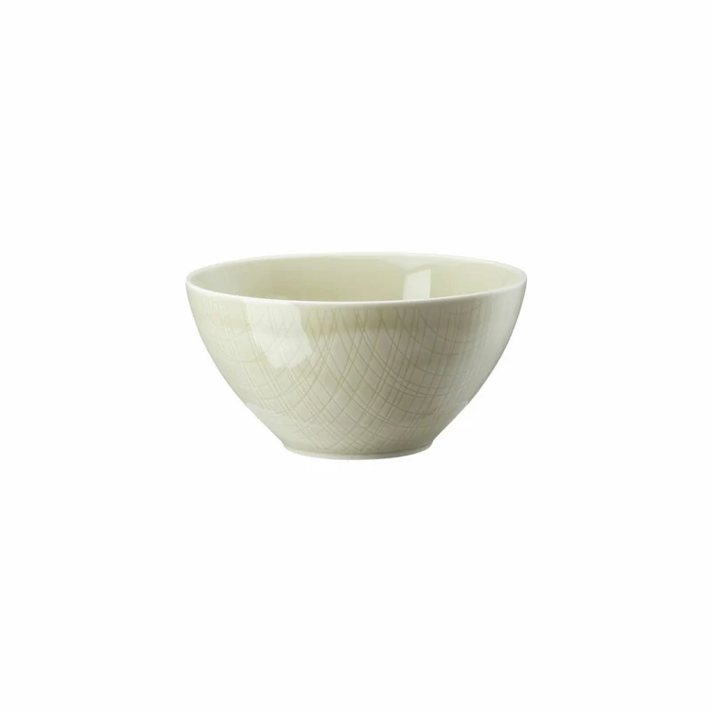 Rosenthal Schale Mesh Colours Cream hoch, Porzellan, Beige, 18 cm, 11770-405153-15299