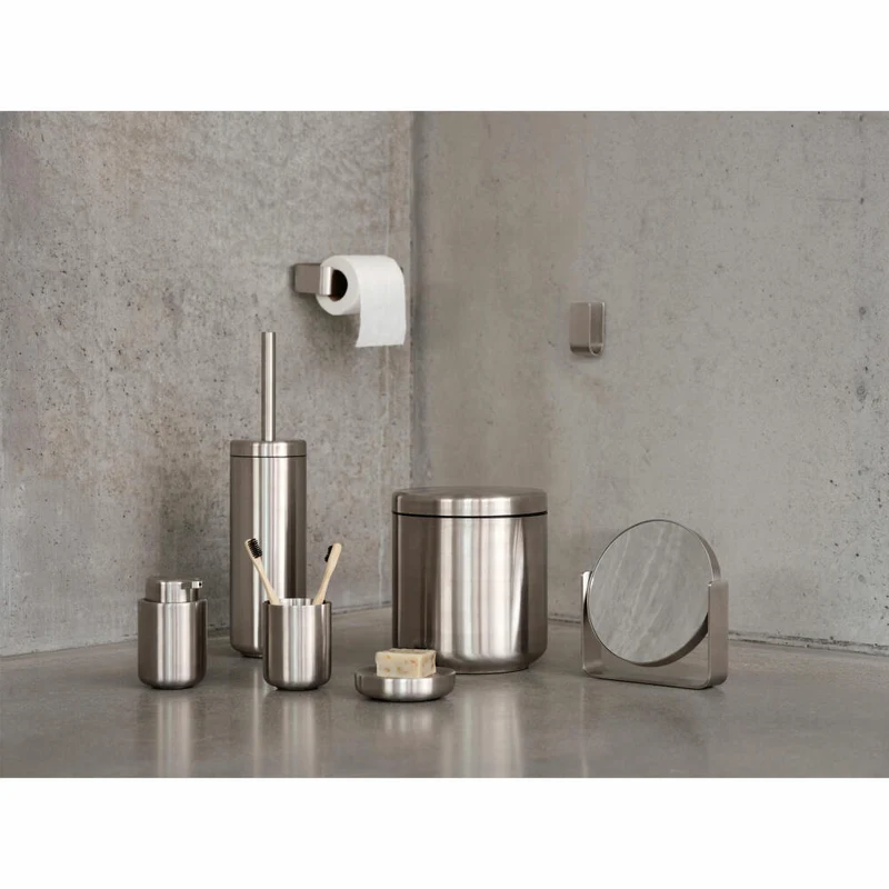 Zone Denmark Seifenspender Ume Steel, Edelstahl, Silberfarben, 250 ml, 34788