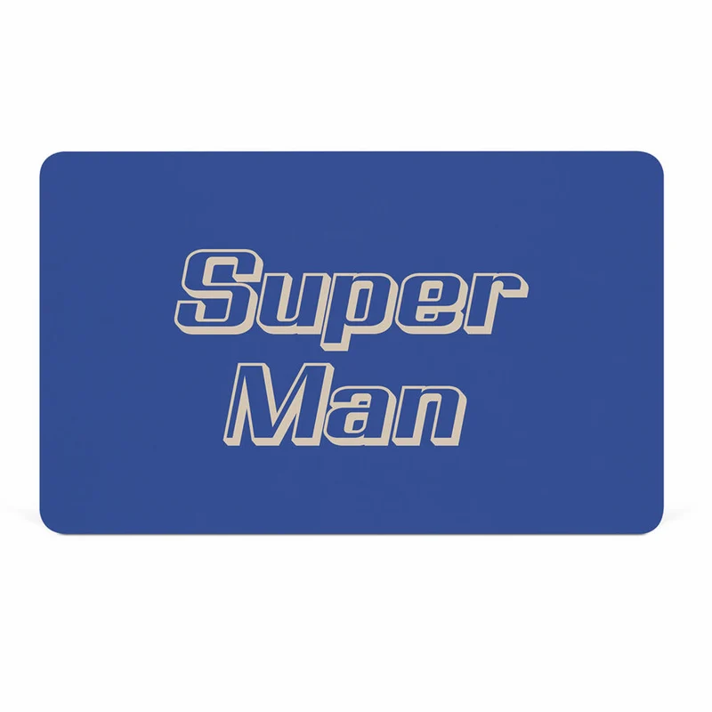 PPD Superman D@H D@H Tray, Frühstücksbrettchen, Brettchen, Frühstück, Resopal, Blau, 586003088
