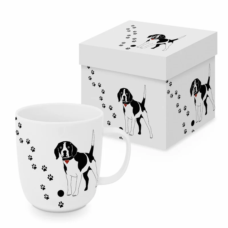 PPD Atelier Chiens Matte Mug, Kaffeetasse, Becher, Tasse, New Bone China, 400 ml, 161402963