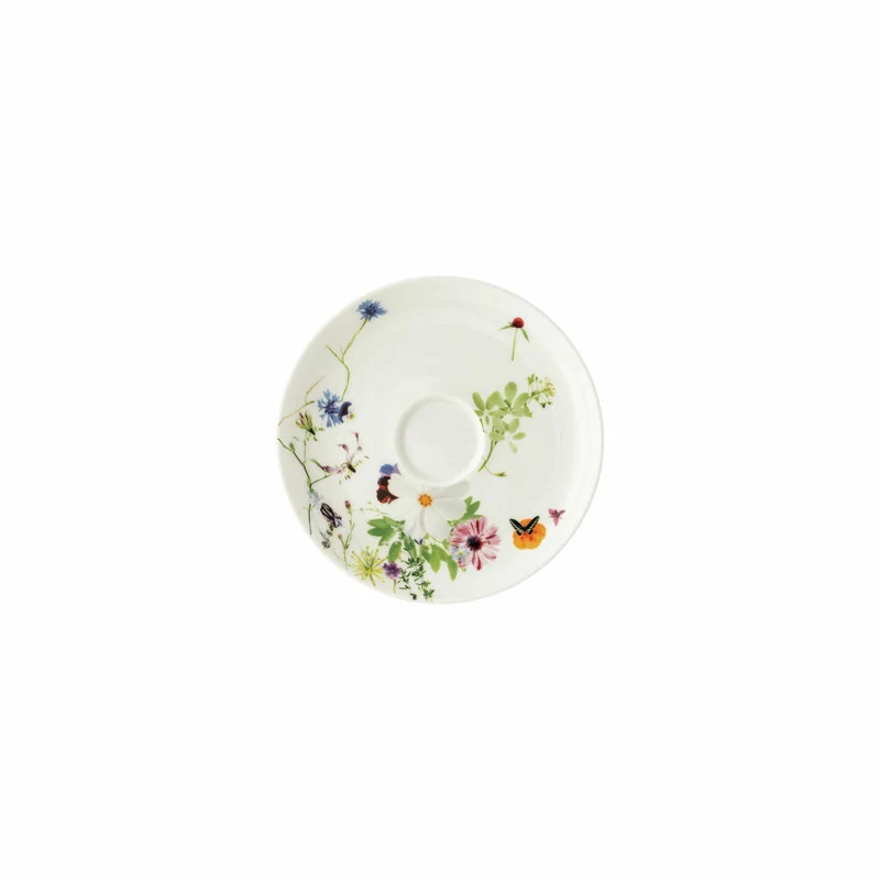 Rosenthal Kaffee-Untertasse Coup Brillance - Grand Air, Bone China, Mehrfarbig, 14.5 cm, 10530-405109-14939