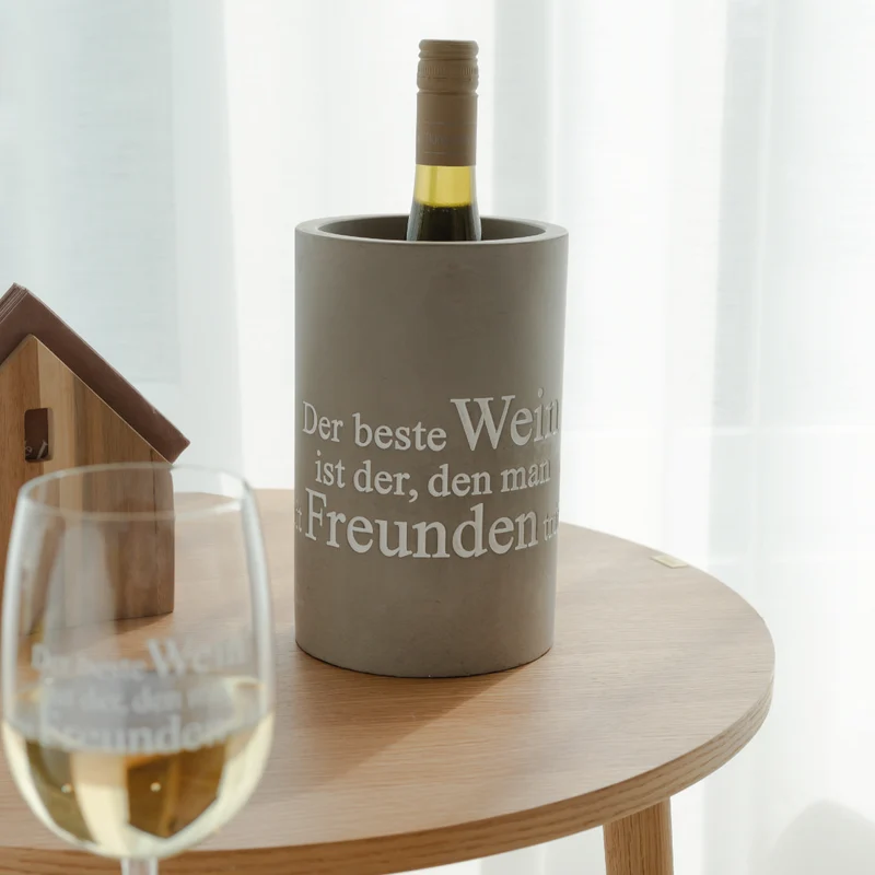 RAEDER DESIGN Weinkühler aus Beton - Der beste Wein