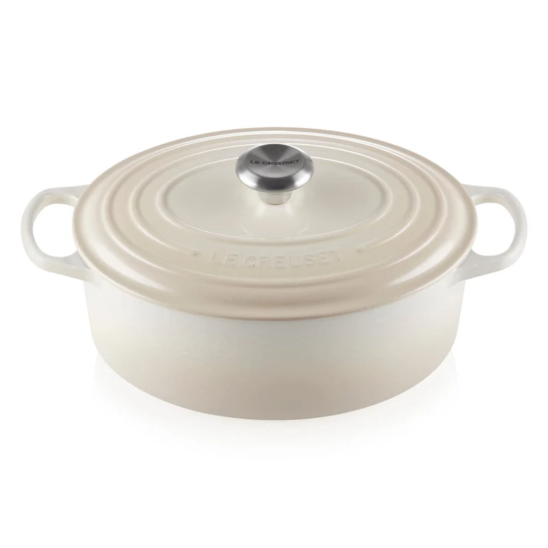 Bräter Oval – 29cm Meringue