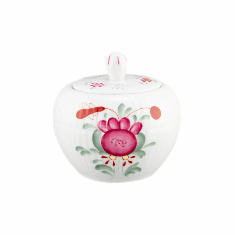 Seltmann Weiden Zuckerdose Amina Ostfriesenrose, Porzellan, Bunt, 290 ml, 001.774587