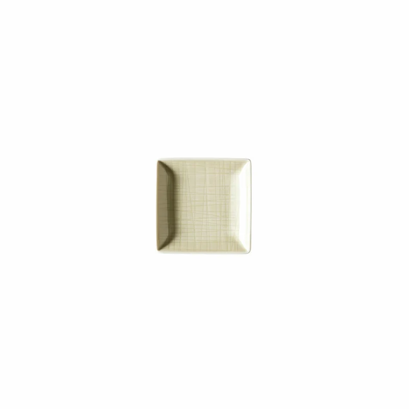 Rosenthal Schale Mesh Colours Cream quadratisch, Porzellan, Beige, 10 cm, 11770-405153-15288
