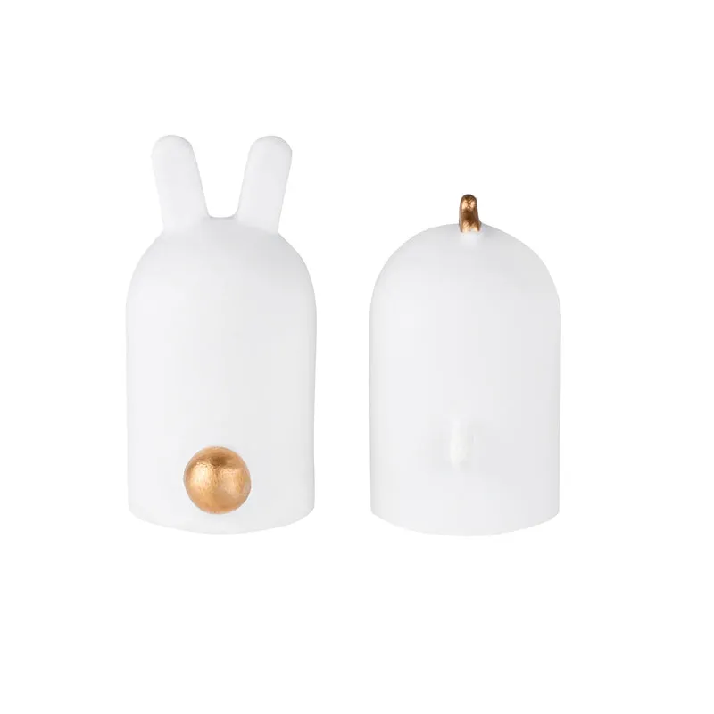RAEDER DESIGN Porzellanfigurenset Hase & Huhn