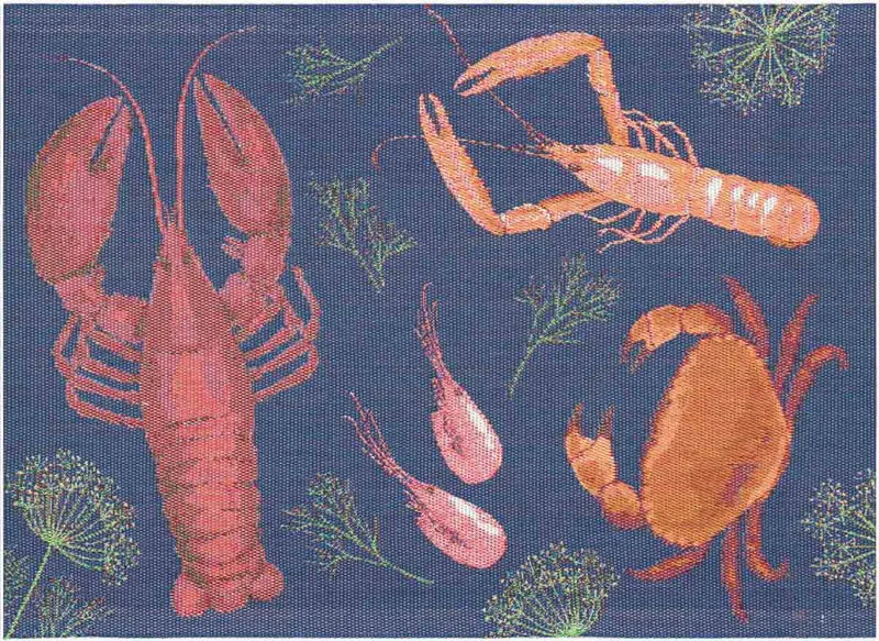Skaldjursfest Tischset – 48x35cm