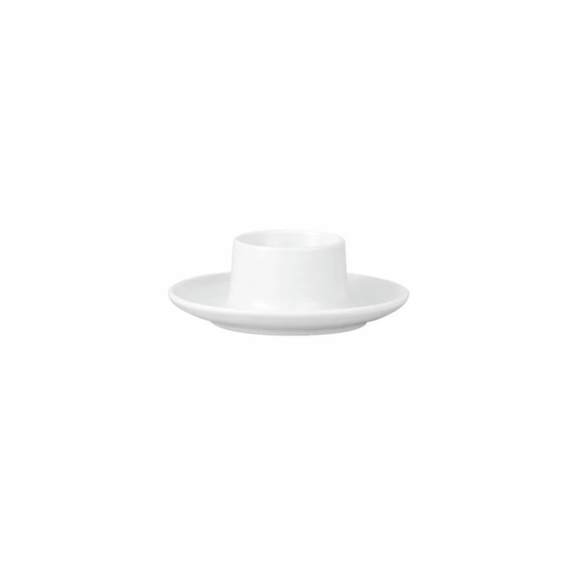 Rosenthal Eierbecher TAC Gropius mit Ablage, Porzellan, Weiß, 10 cm, 11280-800001-15525