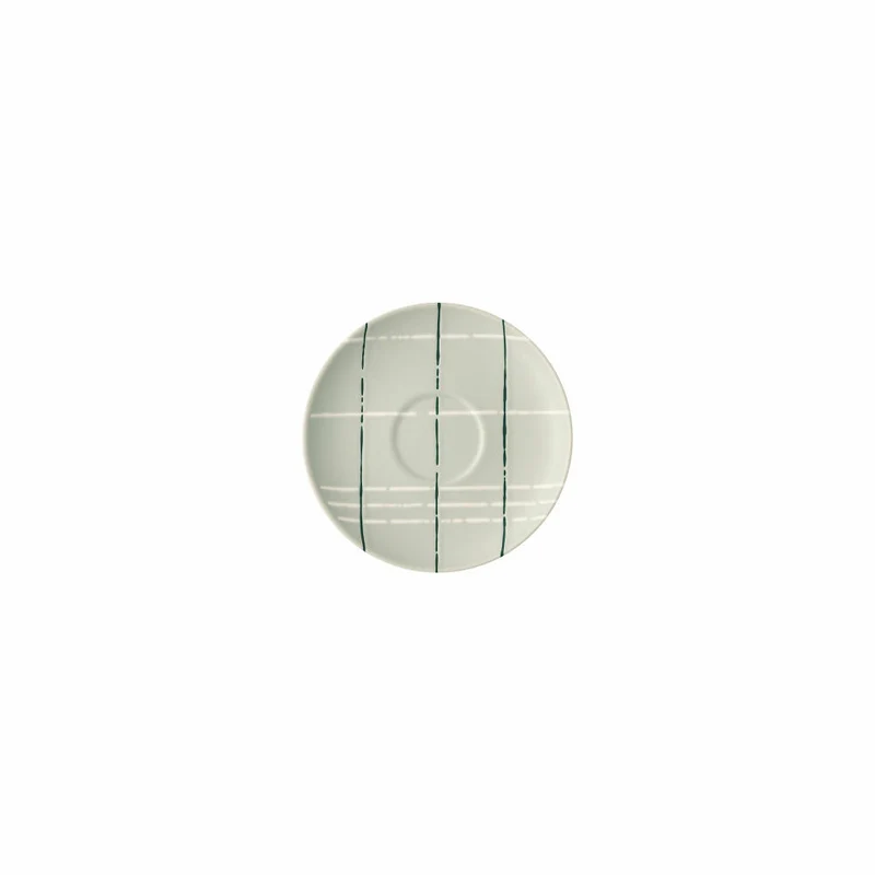 Thomas Espresso-Untertasse Fun Karo Light, Porzellan, Grau, 11.6 cm, 11910-402001-14716