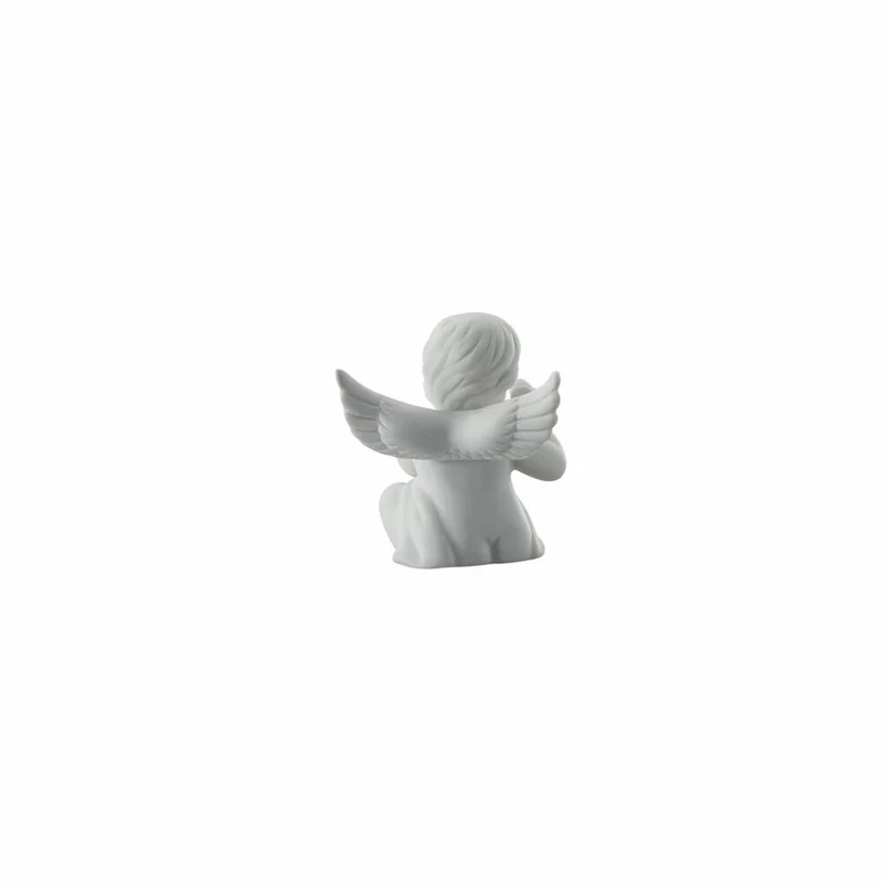 Rosenthal Dekofigur Engel mit Schmetterling, Porzellan, Weiß, 5 cm, 69054-000102-90525