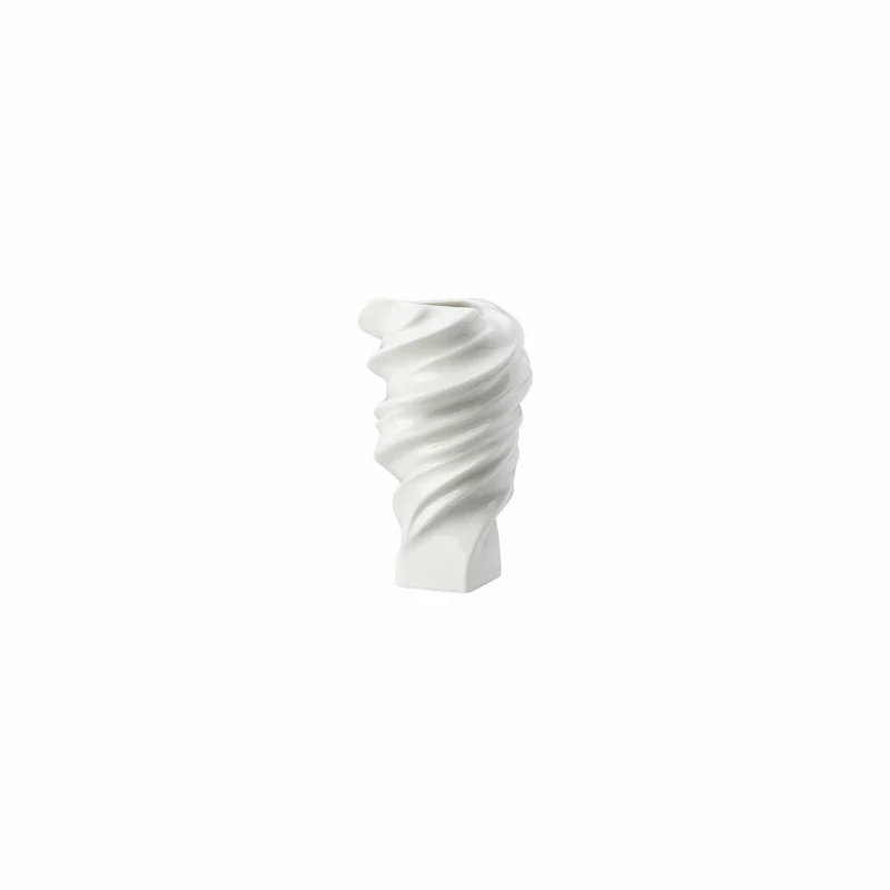 Rosenthal Vase Squall, Dekovase, Porzellan, Weiß, 11 cm, 14463-800001-26011
