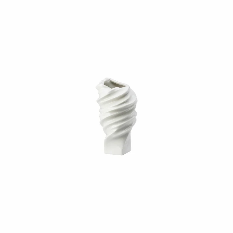 Rosenthal Vase Squall, Dekovase, Porzellan, Weiß, 11 cm, 14463-800001-26011