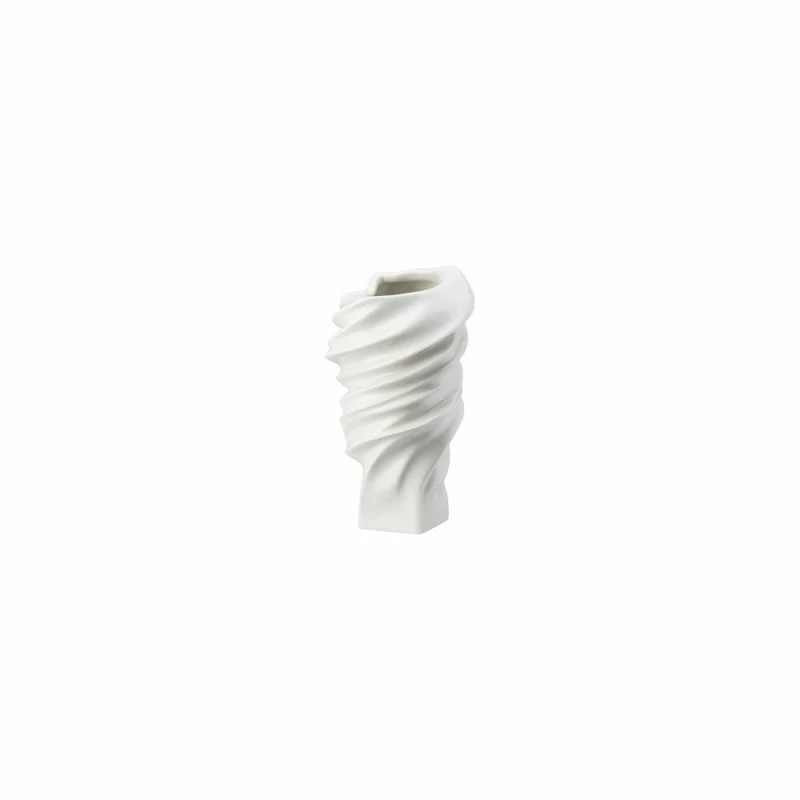 Rosenthal Vase Squall, Dekovase, Porzellan, Weiß, 11 cm, 14463-800001-26011