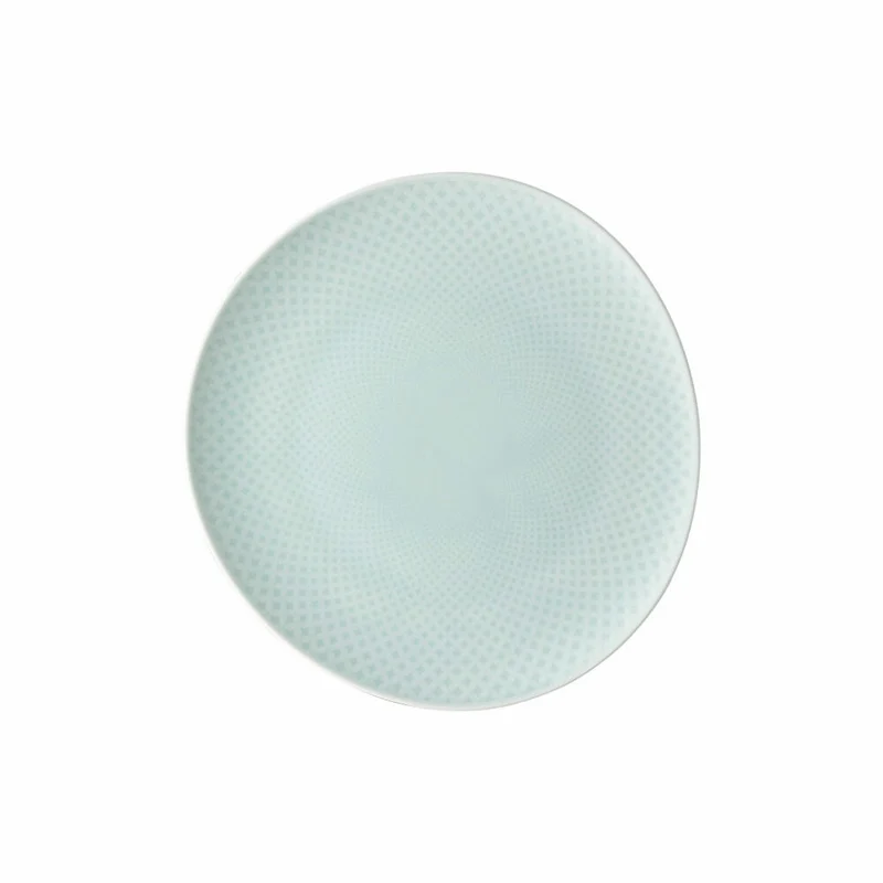 Rosenthal Teller Junto Opal Green flach, Porzellan, Grün, 22 cm, 10540-405204-10862