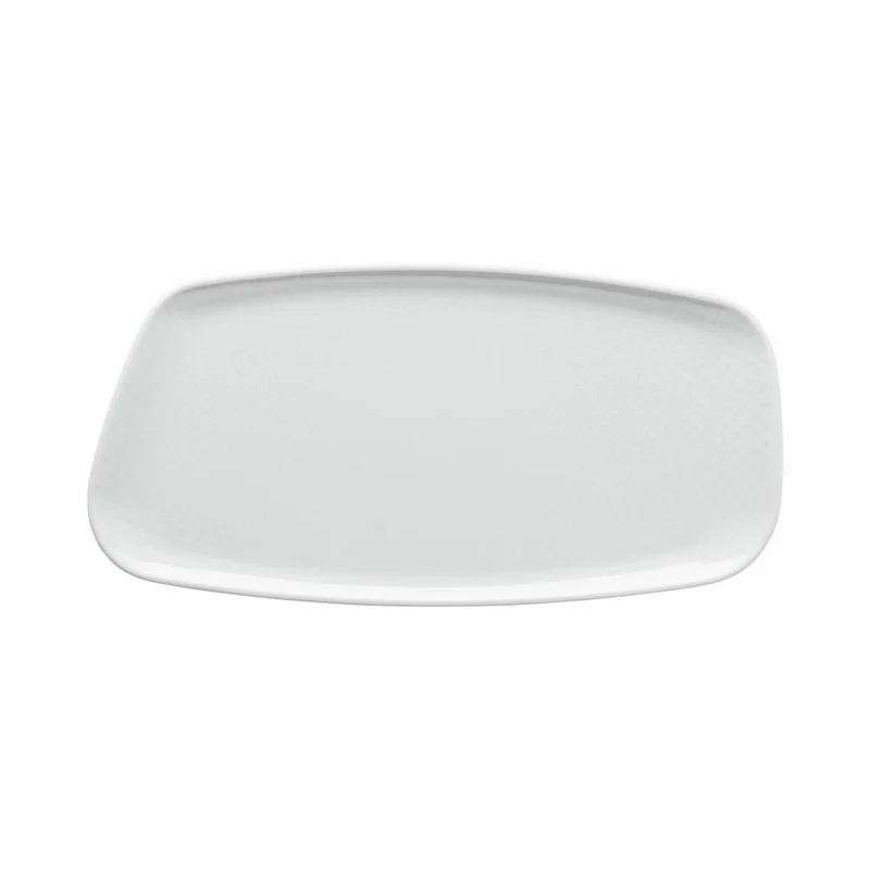 Rosenthal Servierplatte Junto, Porzellan, Weiß, 30 x 15 cm, 10540-800001-12437