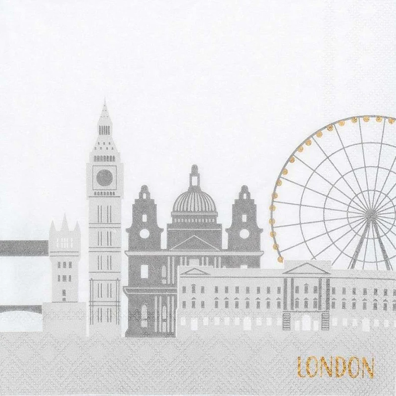 RAEDER DESIGN Cocktailservietten London