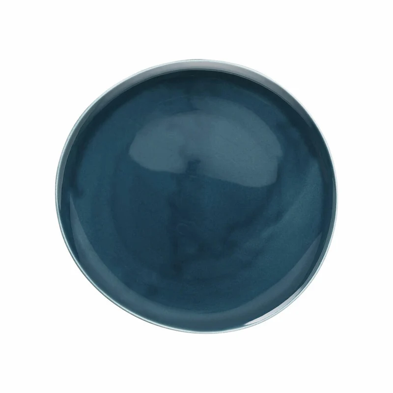 Rosenthal Teller Junto Ocean Blue flach, Porzellan, Blau, 27 cm, 10540-405202-10867