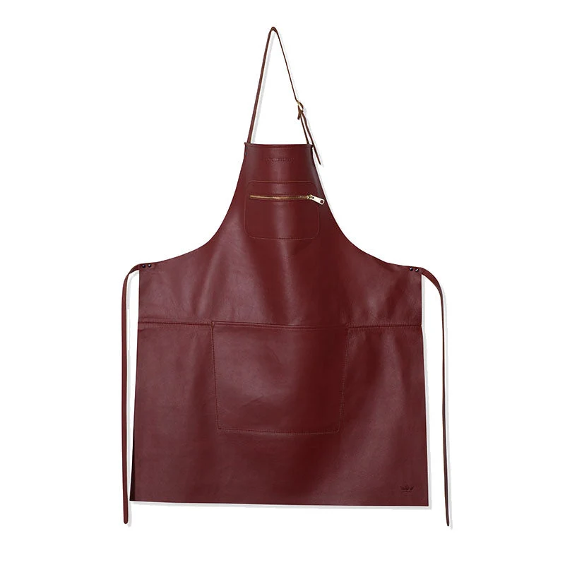 Lederschürze BBQ Style – Ruby Red