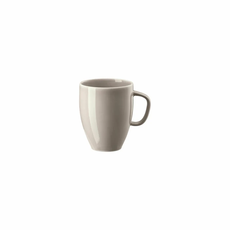 Rosenthal Henkelbecher Junto Soft Shell, Porzellan, Grau, 380 ml, 10540-405207-15505