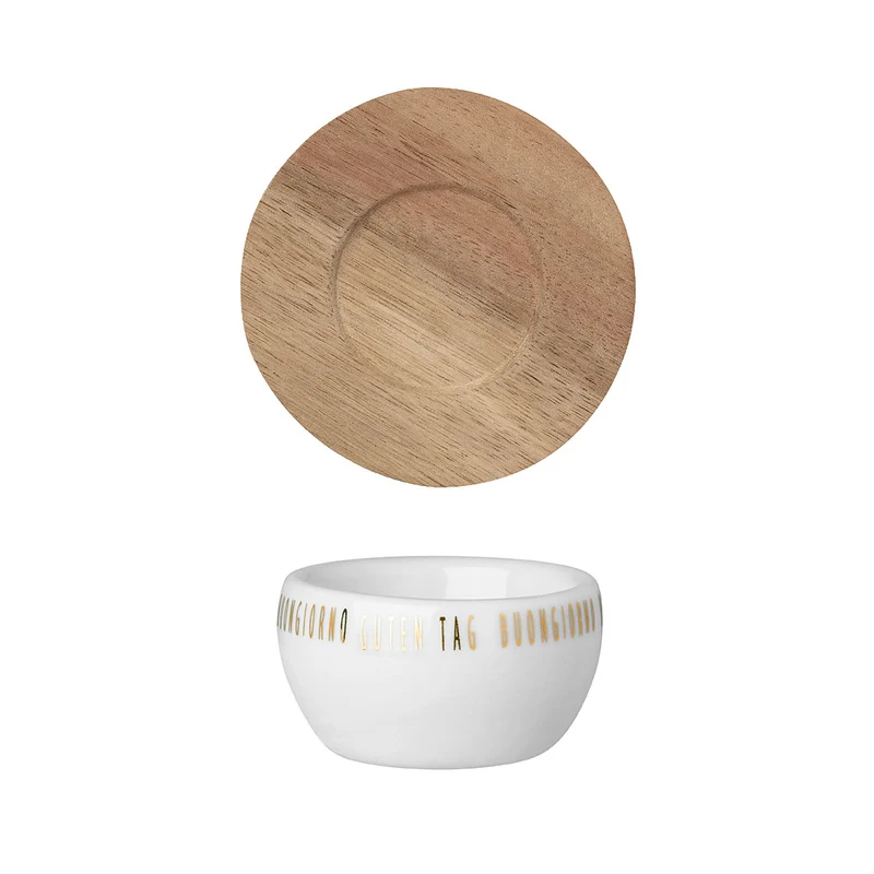 RÄDER DESIGN Eierbecher mit Unterteller - Guten Appetit