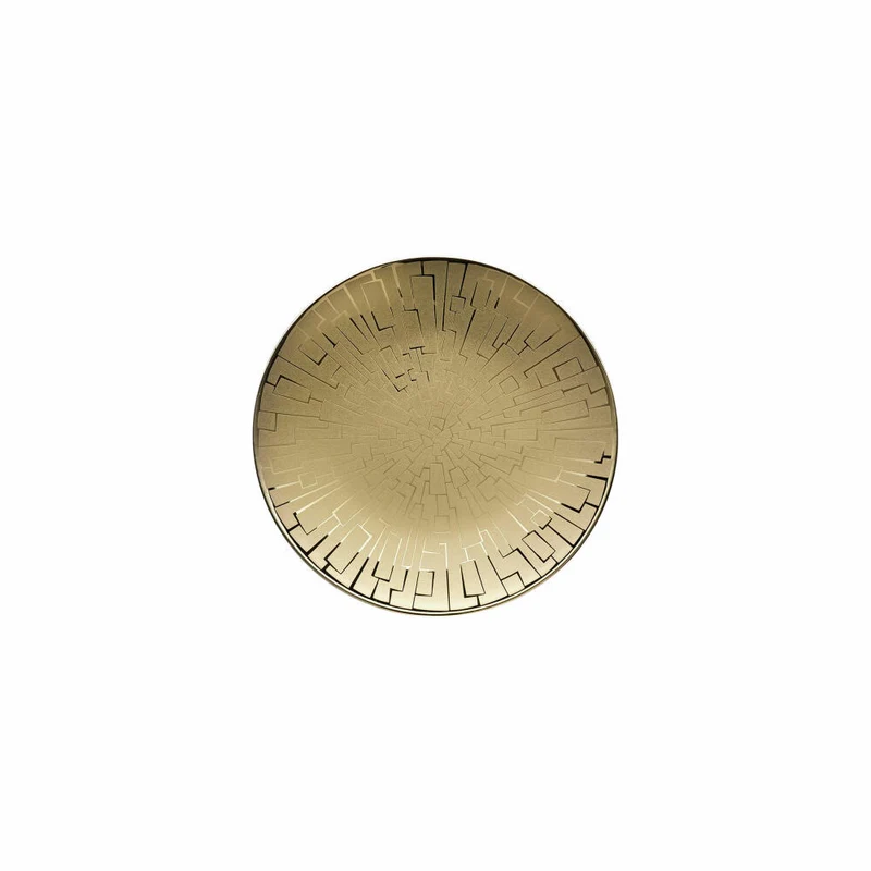 Rosenthal Brotteller TAC Gropius Skin Gold, Porzellan, Gold, 16 cm, 11280-403255-10216