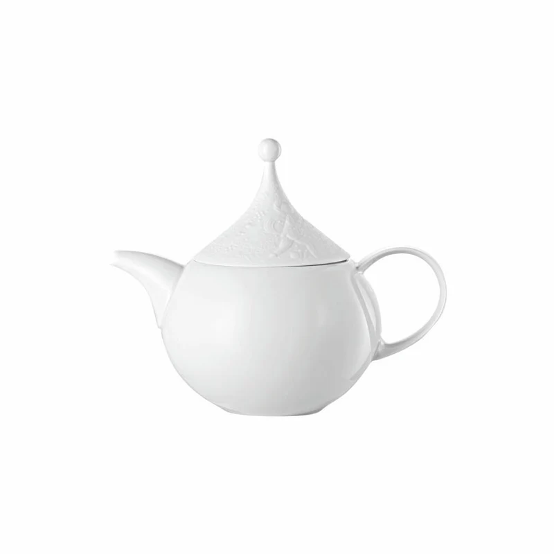 Rosenthal Teekanne Zauberflöte für 6 Personen, Porzellan, Weiß, 1.17 L, 11260-306500-14230