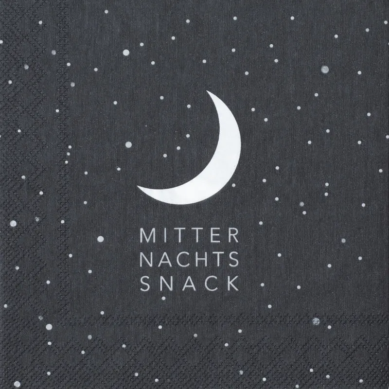 RAEDER DESIGN Cocktailservietten - Mitternachtssnack