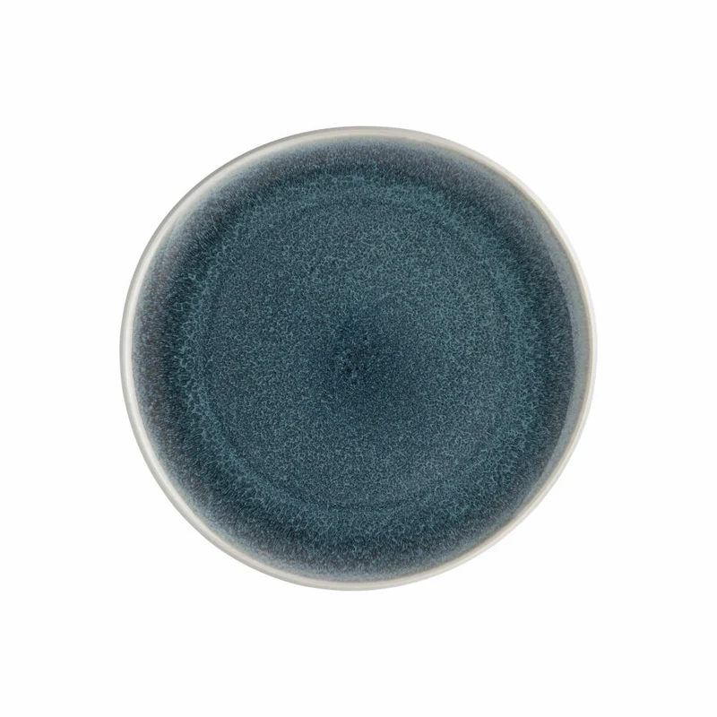 Rosenthal Teller Junto Aquamarine flach, Keramik, Blau, 25 cm, 21540-405253-60265