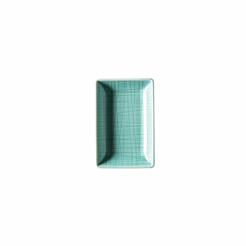 Rosenthal Schale Mesh Colours Aqua, Porzellan, Blau, 10 x 7 cm, 11770-405152-15289