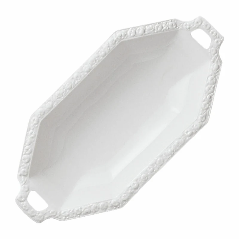 Rosenthal Brotkorb Maria, Porzellan, Weiß, 35 x 18 cm, 10430-800001-15603