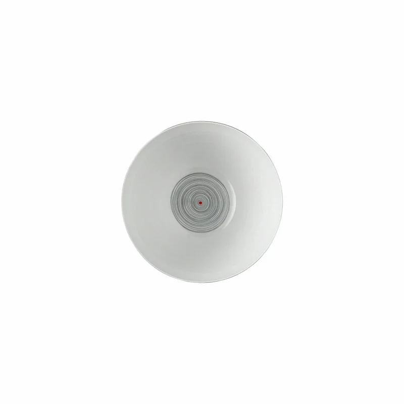 Rosenthal Multifunktionsschale TAC Gropius Stripes 2.0, Porzellan, Grau, 14.2 cm, 11280-403261-15394