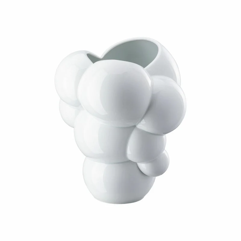 Rosenthal Vase Skum Weiß, Dekovase, Porzellan, Weiß, 26 cm, 14621-800001-26026