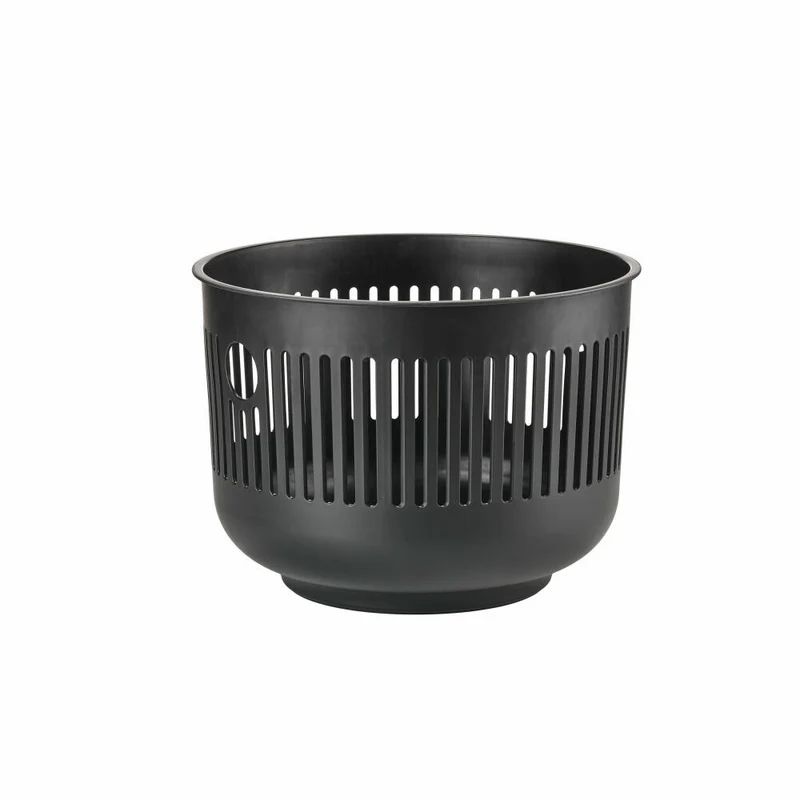 Zone Denmark Wäschekorb Ume Black, Wäschesammler, Kunststoff, Schwarz, 29 cm, 34860