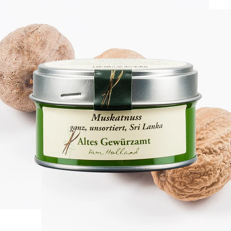 Muskatnuss ganz