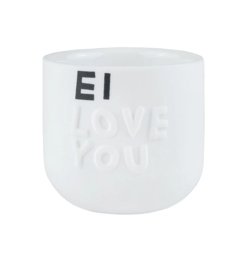 RAEDER Eierbecher Ei love you