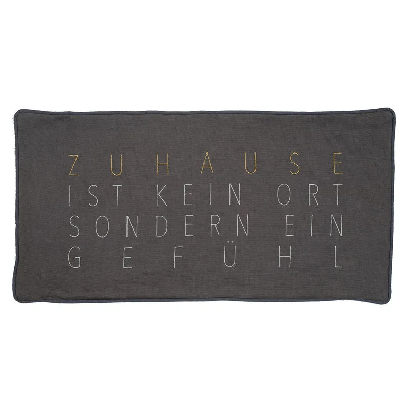 RAEDER DESIGN Kissen Zuhause ist ein Gefühl
