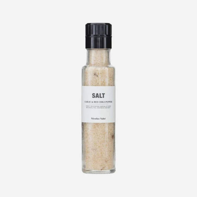 NICOLAS VAHE Salz mit Knoblauch & Red Chili Pepper