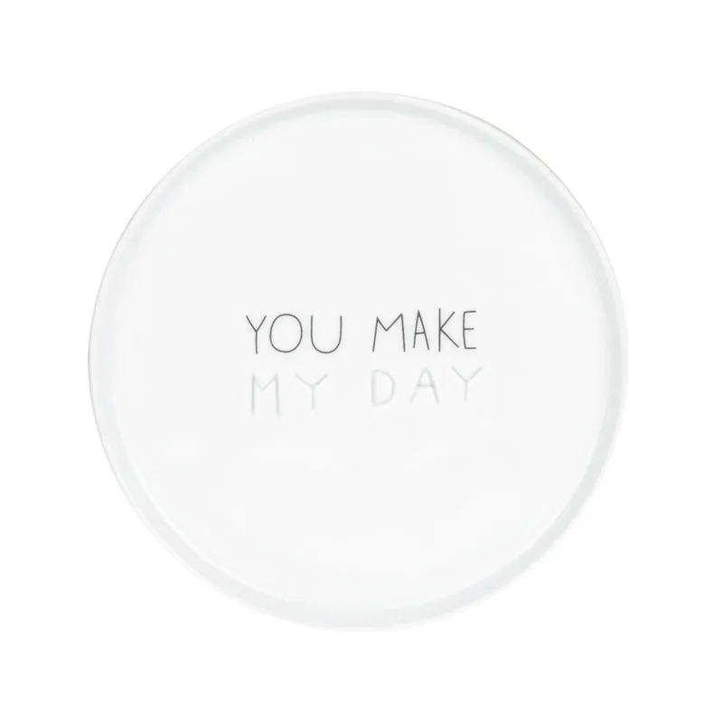 RAEDER DESIGN Guten Morgen Kleiner Teller You make my day