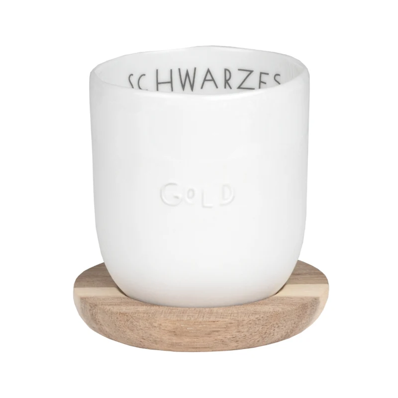 RAEDER DESIGN Guten Morgen Kleiner Becher "Schwarzes Gold"