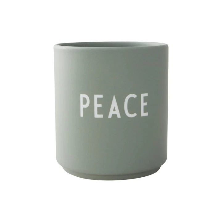 DESIGN LETTERS Porzellan Becher Peace