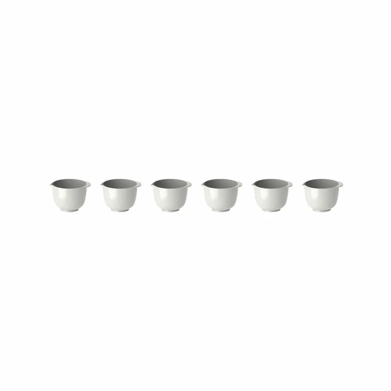 Rosti Minischüssel Margrethe Mini 6er Set, ABS-Kunststoff, Weiß, 25 ml, 36057