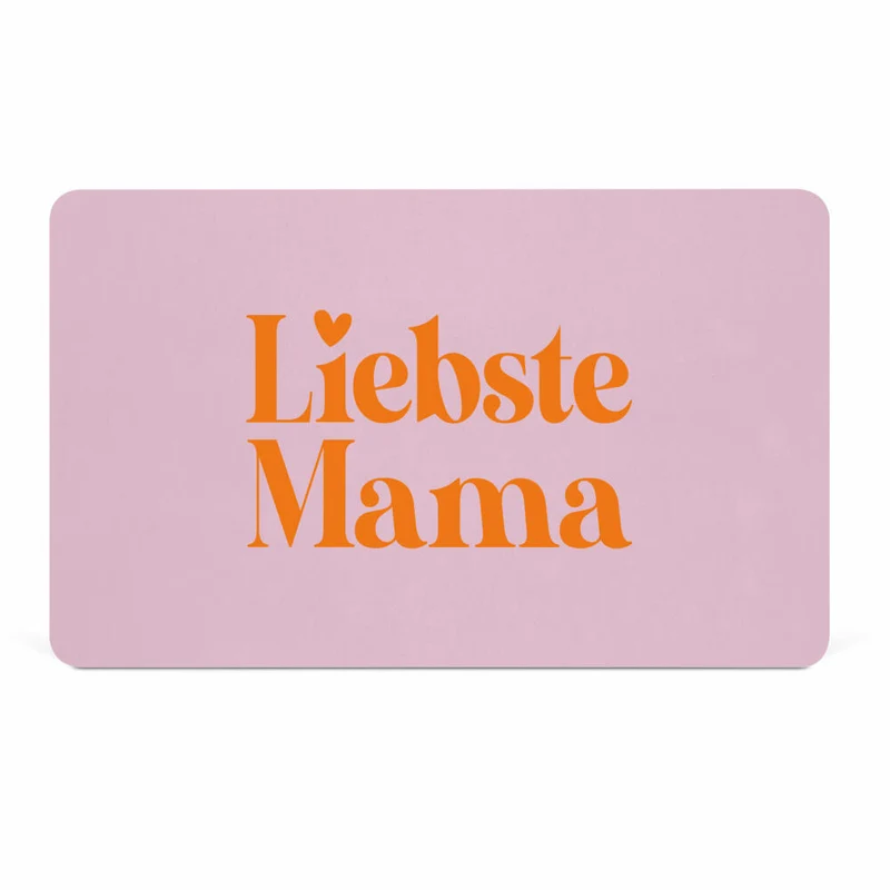 PPD Liebste Mama D@H Tray, Frühstücksbrettchen, Brettchen, Frühstück, Resopal, Rosa, 586003084