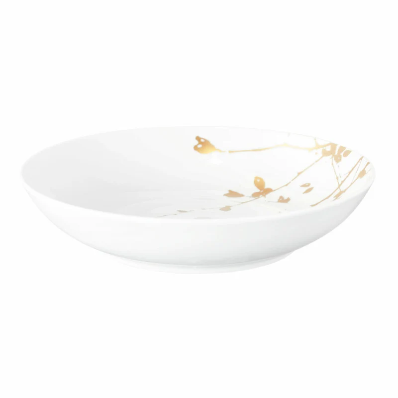 Seltmann Weiden Suppenteller Liberty Golden Rose Hip, Porzellan, Goldfarben, 21 cm, 001.765557