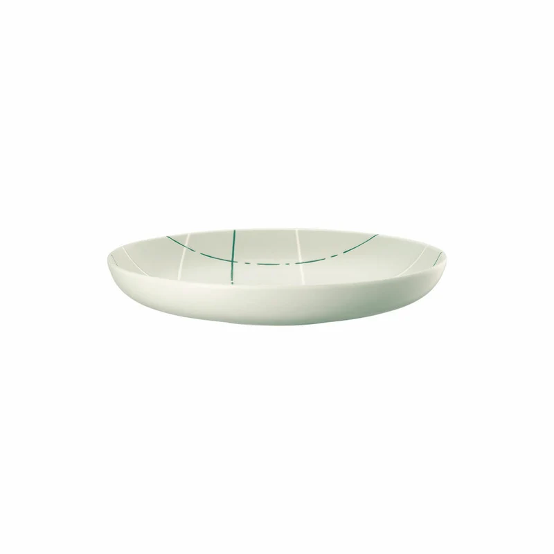 Thomas Teller Fun Karo Light tief, Porzellan, Grau, 23 cm, 11910-402001-10353