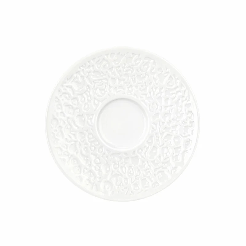 Seltmann Weiden Kombi-Untere klein Relief breit Nori-Home Weiß, Porzellan, 13.5 cm, 001.772657